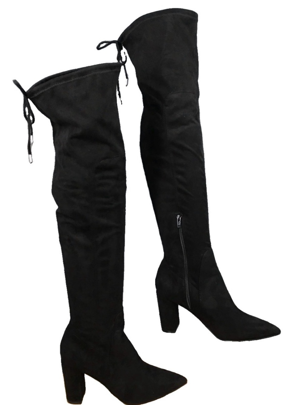 💜Unisa Lima Over The Knee Pointed Toe Casual Block Heel boots Size9.5